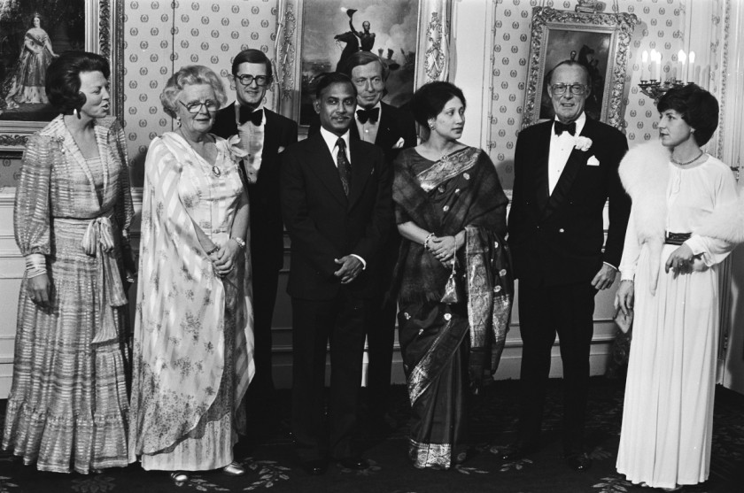 Dutch Royal Family meets Ziaur Rahman and wife 1979